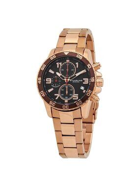 NWT Stuhrling Original Monaco Black Dial Men's Watch